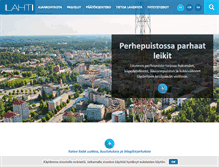 Tablet Screenshot of lahti.fi